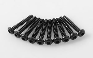 Button Head Self Tapping Screws M3 X 18mm (Black)