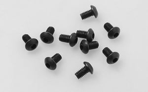 Steel Button Head Cap Screws M2.5 x 4mm (10)