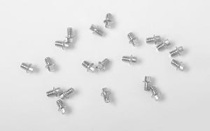 RC4WD Miniature Scale Hex Bolts (M1.6 x 2mm) (Silver)
