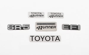 RC4WD 1985 Toyota 4Runner Emblem Set