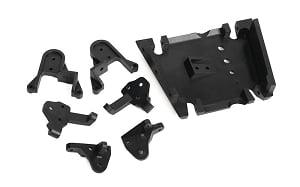 Skid Plate and Suspension Mounts for Cross Country Off-Road Chassis